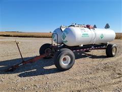 T/A Dual NH3 Nurse Tanks On AG104 Running Gear 