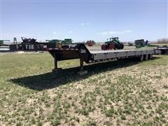2014 Muv-All 53' Tri/A Fixed Neck Lowboy W/Hydraulic Tail Section 