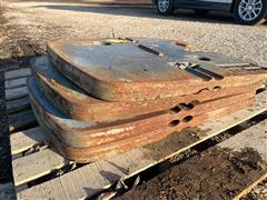 (4) New Holland Suitcase Weights 