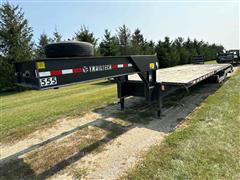 2001 Trailtech CT220NN T/A Equipment/Flatbed Trailer 