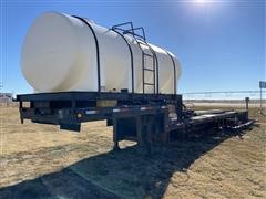 1991 Fontaine DFT-4-8048WSA T/A Drop Deck Sprayer Trailer 