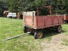 Central Wood Box Wagon W/hoist 