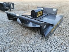 2020 Mower King SSRC72 6' Wide Rotary Brush Cutter Skid Steer Attachment 