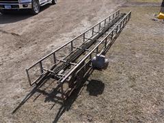 25'X22" Bale Elevator W/110 Volt 1 HP Motor 