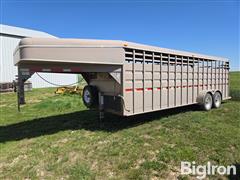 2011 Circle D 6824GNST T/A Gooseneck Trailer 