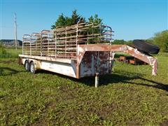 Homemade 20' T/A Livestock Trailer 