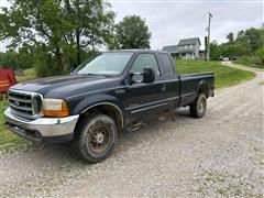 2000 Ford F250 4x4 Extended Cab Pickup 
