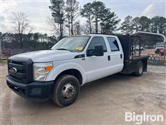 2011 Ford F350 2WD Crew Cab Flatbed Pickup 