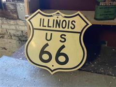 Illinois US 66 Sign 