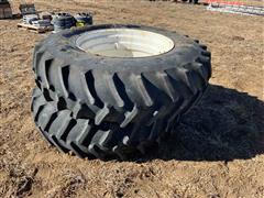 Firestone 18.4-34 Tires And Rims 