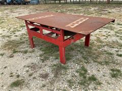 Shop Made 4’x8’ Steel Welding Table 