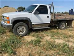 1997 Chevrolet 2500 4x4 Flatbed Pickup 