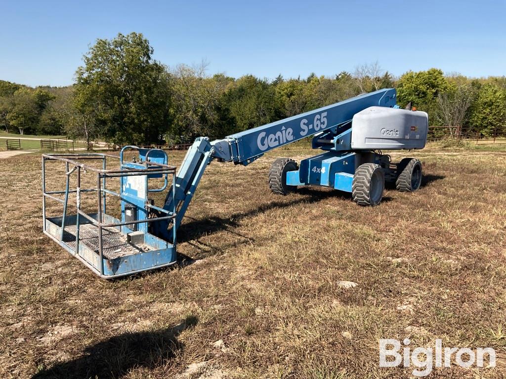 2007 Genie S-65 4x4 Boom Lift 