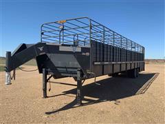 2012 Neckover GL40-10ke 40’ T/A Steel Livestock Trailer 