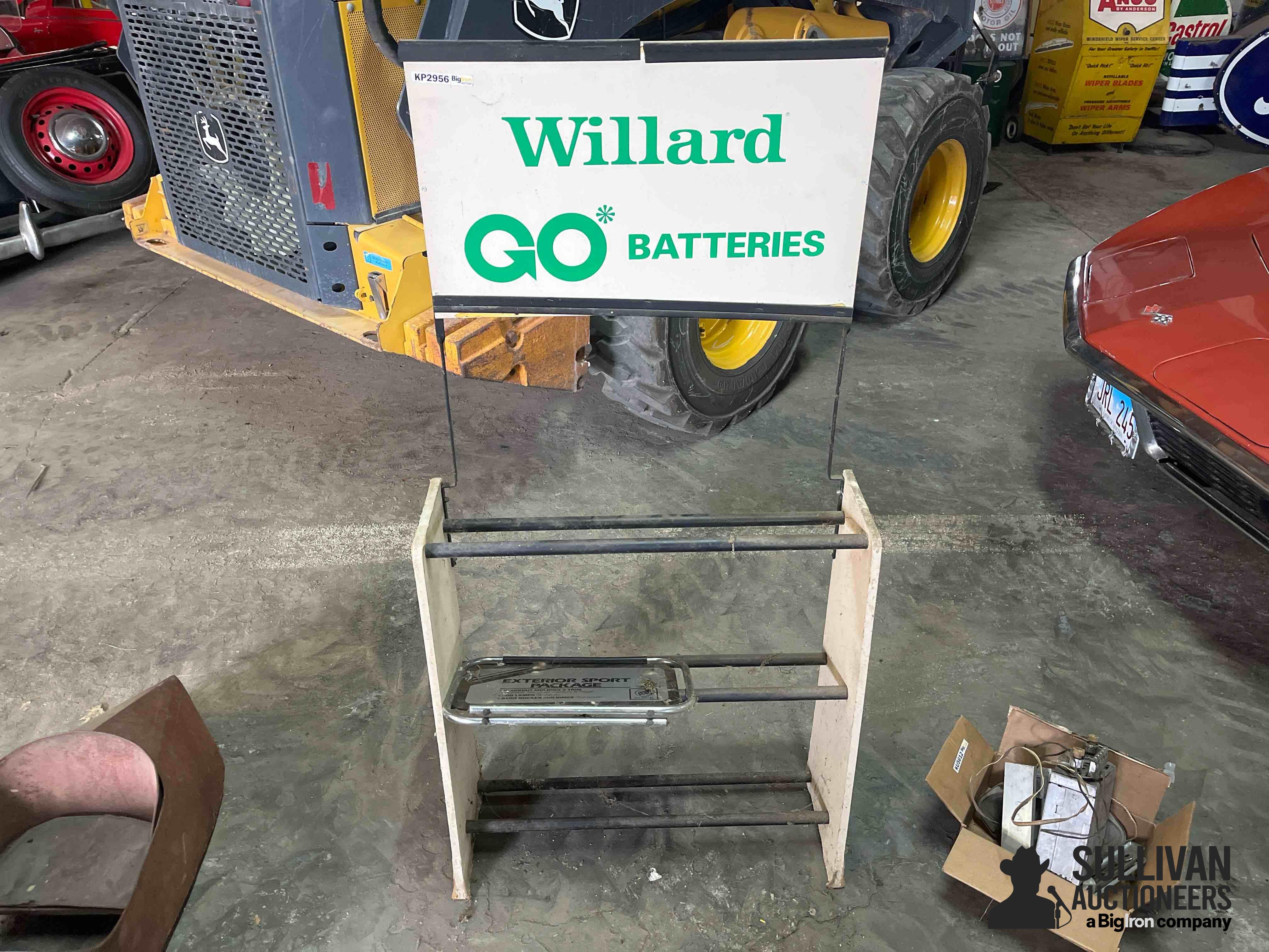 Willard Batteries Advertising Stand 