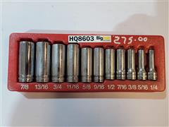 Snap-On 3/8 Drive 12 Point Sockets 