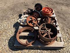 Various Tractor Pulleys And Wheels 