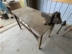 Custom Welding/Fabrication Table W/4” Vice 