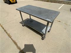 Stainless Steel Shop Table 