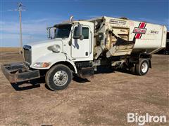 2014 Peterbilt PB337 Feed Truck W/Roto-Mix 620-16XD Box 