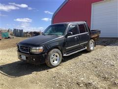 2000 Ford (Modified) Explorer XLT 4x4 Crew Cab Flatbed Pickup 
