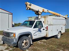 1999 GMC Sierra C3500 HD S/A Bucket Truck 