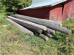 Treated Wood Highline Poles 