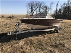 1977 Chaparral V Hull Boat & Trailer 