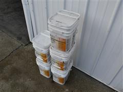 American Seed Flow Lubricants (5) Buckets Of Seed Talc 