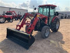 2017 Mahindra 2665ST MFWD Compact Utility Tractor W/Loader 