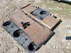 Receiver Hitch & Adapter Plate Skid Steer Attachments 