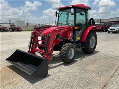 2023 Mahindra 2660 HST CAB Compact Utility Tractor W/Loader 