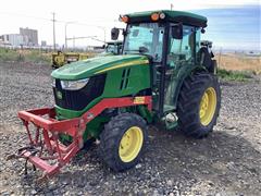 2019 John Deere 5075GV MFWD Orchard Tractor 