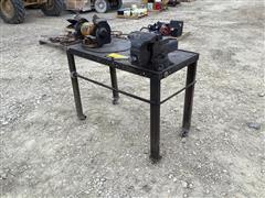 Welding Bench & Grinder 