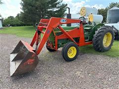 1967 John Deere 1020 2WD Tractor W/Loader 