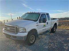 2005 Ford F250 4x4 Extended Cab Pickup 
