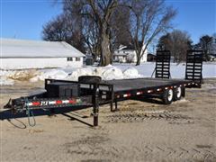 2013 PJ 24'x8' T/A Flatbed Trailer 