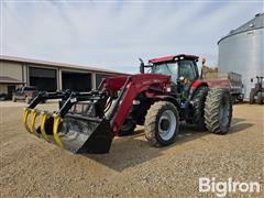 2020 Case IH Puma 185 MFWD Tractor W/Grapple Loader 