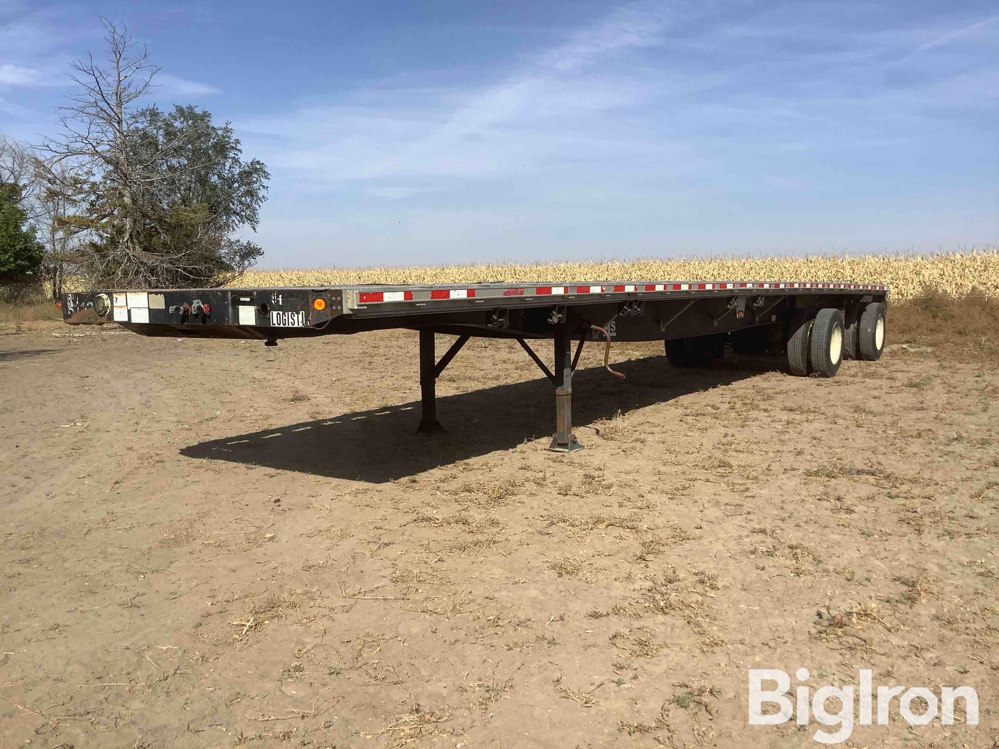 2002 Great Dane T/A Spread Axle Flatbed Trailer 