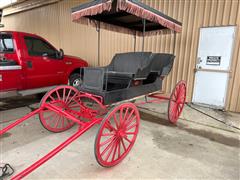 Fisher 2-Seat Horse Drawn Buggy 