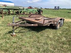 Custom Made 12’ T/A Flatbed Trailer 