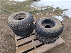 25" Rims And Tires For ATV 