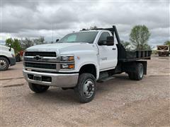 2019 Chevrolet Silverado 5500 HD S/A Flatbed Dump Truck 
