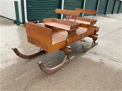 Wooden Horse Sleigh 