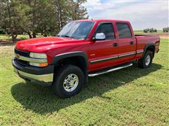 2002 Chevrolet Silverado 2500 4x4 Crew Cab Pickup 