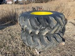 Goodyear 18.4-26 Lug Traction Tires/Wheels 