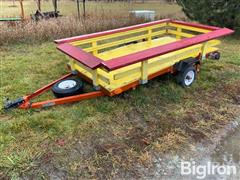 8’ Tilt Bed Garden Trailer 