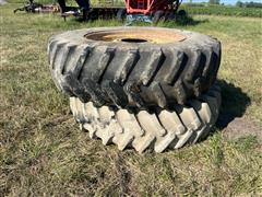 John Deere Dual Wheels W/ Hubs 