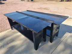 Kit Containers 90” Industrial Steel Work Benches 