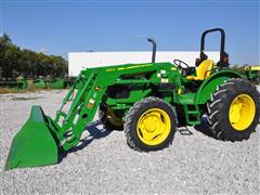 2021 John Deere 5075E MFWD Tractor W/Loader 